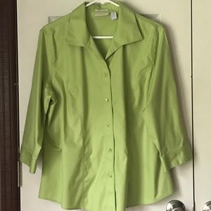 NO-IRON COTTON STAIN SHIELD SHIRT